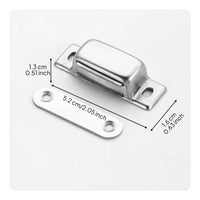 Stainless steel attractive door latch, sturdy cabinet latch, firm closure for closet drawers
