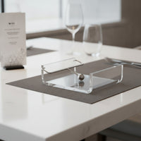 Acrylic Napkin Holder Minimalist Napkin Tray Decorative Tissue Dispenser for Dining Table