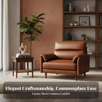 3-Person Straight Settee Modern Minimalist Design 3-Seater Settee Vintage aesthetic Sofa for Apartment Dwellers, Homeowners, Studio, Lounge Area, Bedroom
