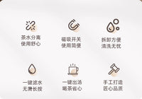 茶方圆新款磁吸飘逸杯泡茶壶全玻璃内胆茶水分离茶壶茶具英文包装