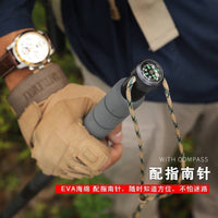 Folding Multi-Function Trekking Pole for Hiking and Camping