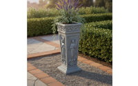 Cross Memorial Flower Vase Long-Lasting Grave Flower Vase Solar Powered