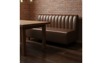 Dining Booth and Table Set Construction Upholstered Restaurant Booth Easy to Clean Commercial Table and Chair Set for Bar, Eatery, Lounge
