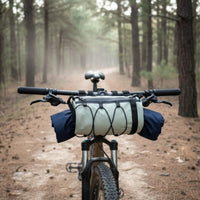 Top Tube Phone Simple to Use to Install Multifunctional Top Tube Bag Elastic Cord Design Cylindrical Bike Pouch for Cyclists, Commuters, Outdoor