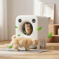 Self-Cleaning Cat Litter Box Handshands-off Automatic Cat Litter Box Pet Supply Odor-Control Clumping-Compatible