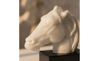 Horse Head Statue Resin Horse Head Sculpture Carved for Living Room, Entryway