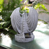 Gothic Vintage Gargoyle Solar Light Resin Statue