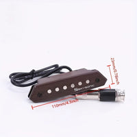 CALLOWAY Acoustic Guitar Pickup, No Drilling Required, with Vibration Enhancement