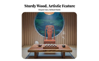 Chinese Roundrear Armchair Hardwood Wood Construction Indoor Furniture Traditional Design Bendd Rearrest for Office