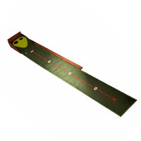 Indoor Putting Mat Construction Golf Practice Mat Easy to Clean Putting Practice Accessory for Home
