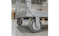 Metal Hand Cart Flat Steel Base Wire Cart Tubulars Handles Transport Equipment