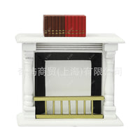 Miniature Dollhouse Furniture Set - Wooden Jewelry Stand with Corner Cabinet for 1/12 Scale BJD Ob11
