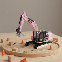 1:64 Rc Digger Portable Size Mini Digger Toy Rechargeable Battery for Children