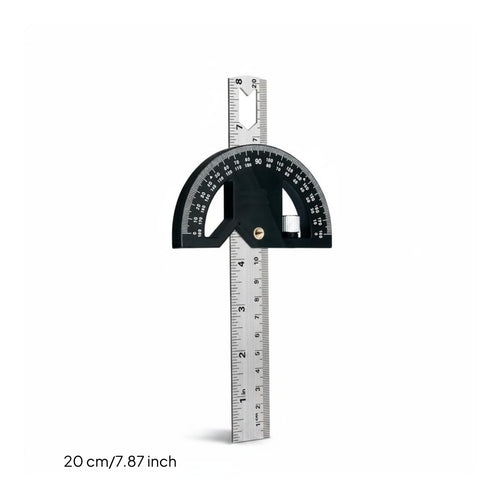 Adjustable Woodworking Square Multifunctional Movable Angle Gauge for Carpenters