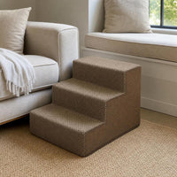 Pet Dog Stairs Ramp for Bed Sofa, Washable Sponge Steps for Small Medium Dogs, 3-5 Tiers