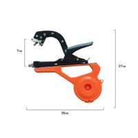 Manual Vine Tie Tool Trigger Handle Plant Tying Tape Machine Clamp Style