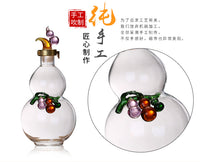 高硼硅工艺玻璃葫芦形酒瓶透明空酒瓶创意泡厂家玻璃瓶高硼硅白酒