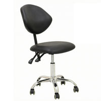 Adjustable Swivel Stool Upholstered Adjustable Rolling Stool Compact