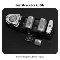 Easy Installation Window Switch Button Cover Wear-Resistant Window Lift Switch Cover Long-Lasting Upgrade Decoration