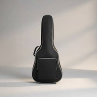 Double Zipper Guitar Backpack Case Adjustable Shoulder Strap Guitar Gig Bag Front Pocket Musical Instrument Storage Portable for Travel, Performance, Practice