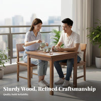3 Pieces Space-Efficient Chinese Aesthetic Tea Station Modern Minimalist Design Low Table Multifunctional Easy to Clean