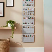 Brooch Storage Hanger Removable Badge Display Board Multi Pocket
