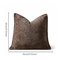 2 Pieces Chenille Pillow Luxury Chenille Pillow Cover Easy to Clean Couch Cushion for Living Room