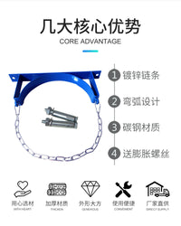 Wall-Mounted Gas Cylinder Bracket for Laboratory and Commercial Use