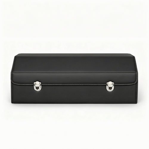 Car Trunk Organizer with Lid Foldable Car Storage Box Collapsible for Cargo Area
