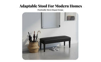 Modern Minimalist Design Padded End-of-Bed Bench Versatile Design Padded Entryway Stool Comfortable Foam Filling Indoor Furniture Easy to Clean for Boutique Owners, Homeowners, Families, Bedroom, Hallway, Dressing Room, Cloakroom