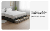 Flat Rolling Container With casters Underbed Box on Casters particlesprotective for Closet