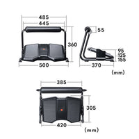 Under Desk Footrest Non-Slip Base Office Leg Rest Stool three-Function Design Adjustable Ergonomic Footrest for Students