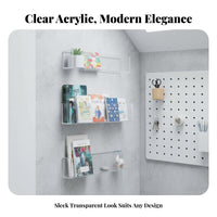 Clear surfacemounted shelf Sturdy Clear surfacemounted Shelf multifunctional for homeowners