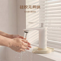 New Silicone Faucet Splash Guard with Cat Design, Anti-Drip and Water Collection