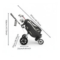 Three-Wheel Sporting Bag Trolley Brake Foldable Sporting Bag Trolley