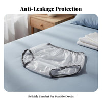 PVC Incontinence Pants Leak-Resistant Adult Water Resistant Pants Quiet Water Resistant Pull-on Briefs for Adults, Seniors, Overnight Protection