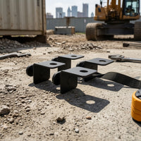 4 Pieces Container Twist Lock Anchors Compact Right-Angle Bracket with Lock Low-Profile for Logistics Professionals