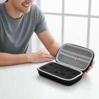 Therapeutic Vials Vial Travel Case Carrying Handle 15 Slot Vial Carrier Wear-Resistant Hard Holder for Diabetics
