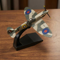 Static Airplane Model with Stand Collectible Fighter Aircraft Model Detailed Toy Plane Pre-Colored for Collectors, Office, Bookshelf