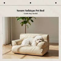 Dog Sofa Den Plush, Winter Warm Bed, Non-Shedding, Multi-Scene