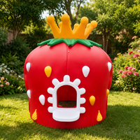 Children's Playhouse, Multicolored Wendy House Outdoor, Toddler Garden Toys, Synthetic Material Playground