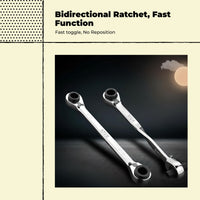 Bidirectional ratchet wrench for cars
