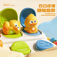 新品跨境躲猫猫开关盒因果关系玩具蒙氏早教益智弹出式机关盒子