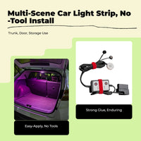 Cordless Car Door Light, RGB Motion Sensor, Waterproof