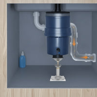 Garbage Disposal Support Stand Stainless Steel Construction Waste Disposer Support Bracket Shock Absorbing Adjustable Disposer Bracket