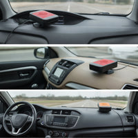 Quick Defrosting 12V Car Heater 200W Portable Car Heater Compact Dashboard Defogger Insert-Information Drivers, Winter Driving