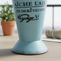 Ice Cream Container Planter with Base Rustic Container Vase Decorative Print
