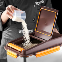 Hongjunda 304 Stainless Steel Rice Storage Container with Lid
