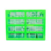 25-Piece Transparent Drawer-Type Parts Storage Cabinet with Dividers