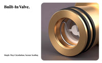 Built-in Filter Eccentric Shower Connector Thickened Brass Shower Mixer Curved Leg Easy Installation for Bathroom Renovation